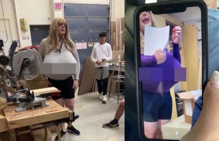 Canadian transgender teacher ‘controversy’ in class with huge breast implants